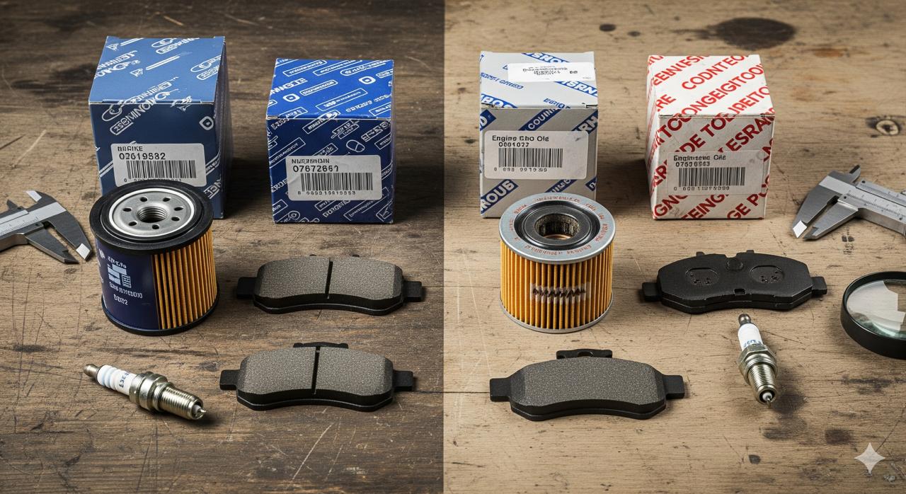 genuine spare parts vs contrefiet